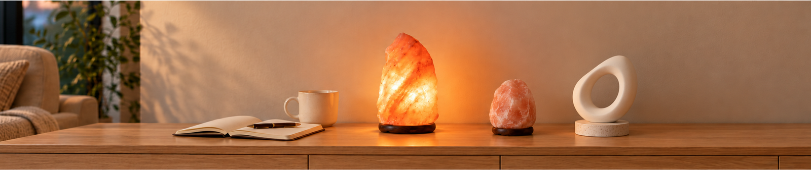 Benefits of having a Himalayan salt lamp for warm lighting and home decor